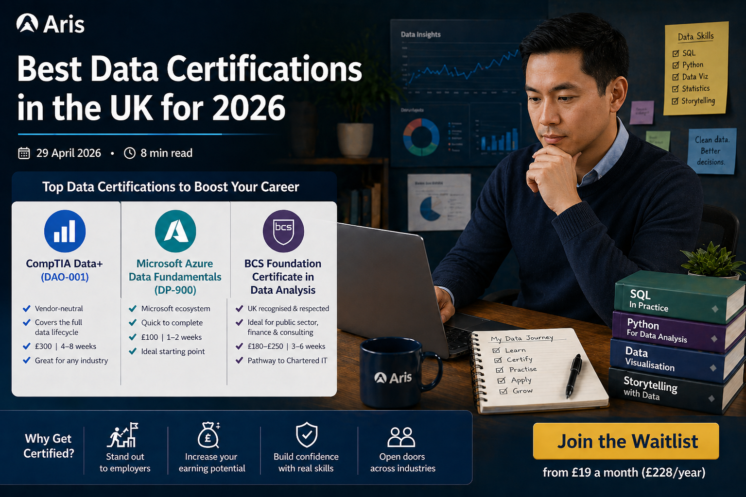Best data certifications in the UK for 2026